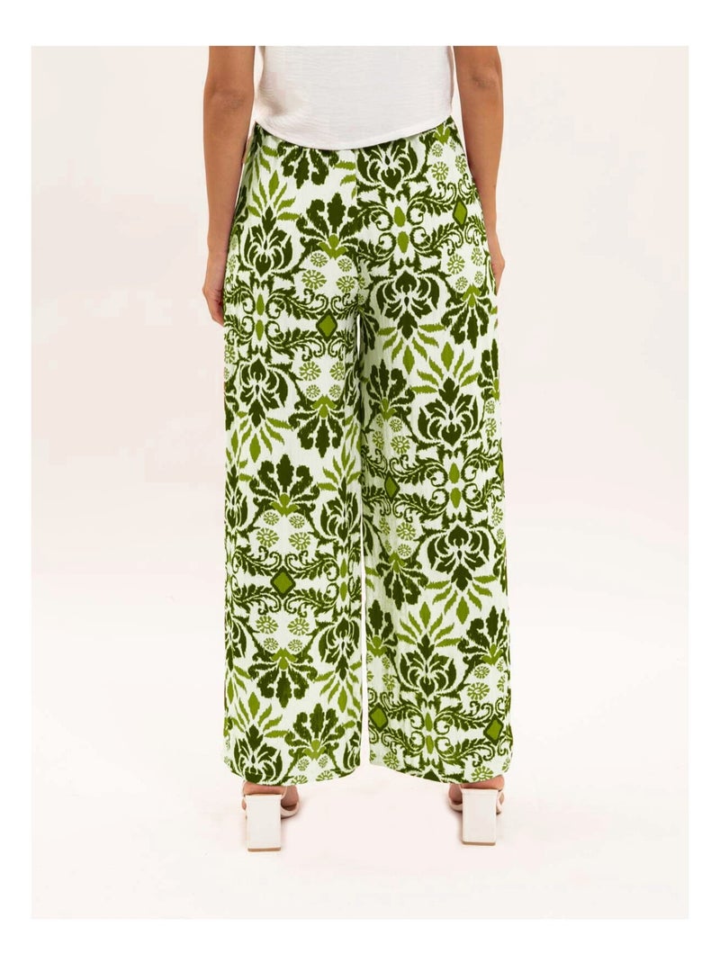 Pantalone fluido con motivi ETOBIA Cachi - Kiabi