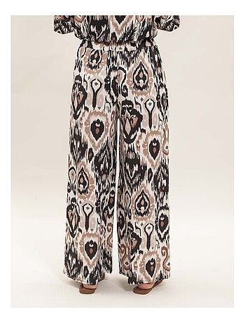 Pantalone fluido con motivi ETONIA