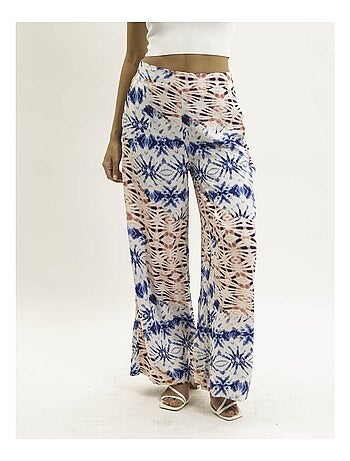 Pantalone fluido con motivi EVERLY