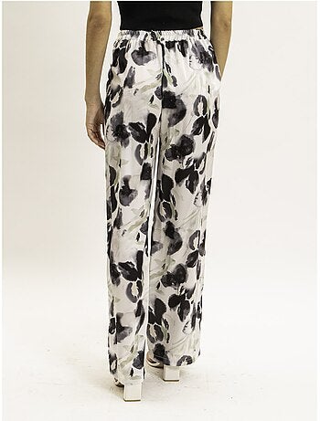 Pantalone fluido con motivi EZINA
