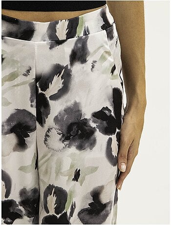 Pantalone fluido con motivi EZINA