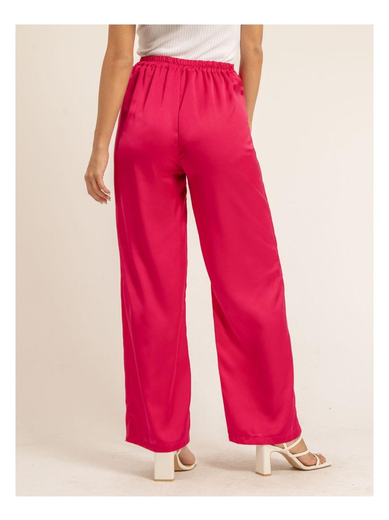 Pantalone fluido EDUARDA Rosa fucsia - Kiabi