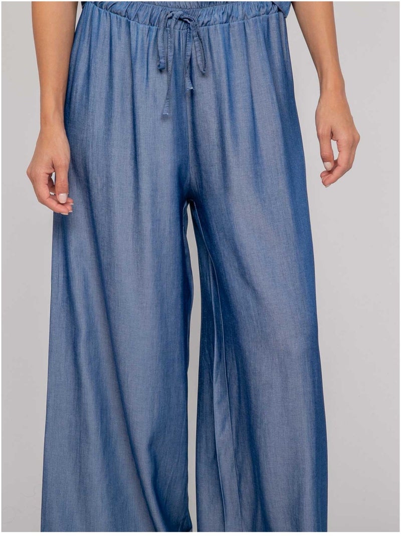 Pantalone fluido EMONA Blu - Kiabi