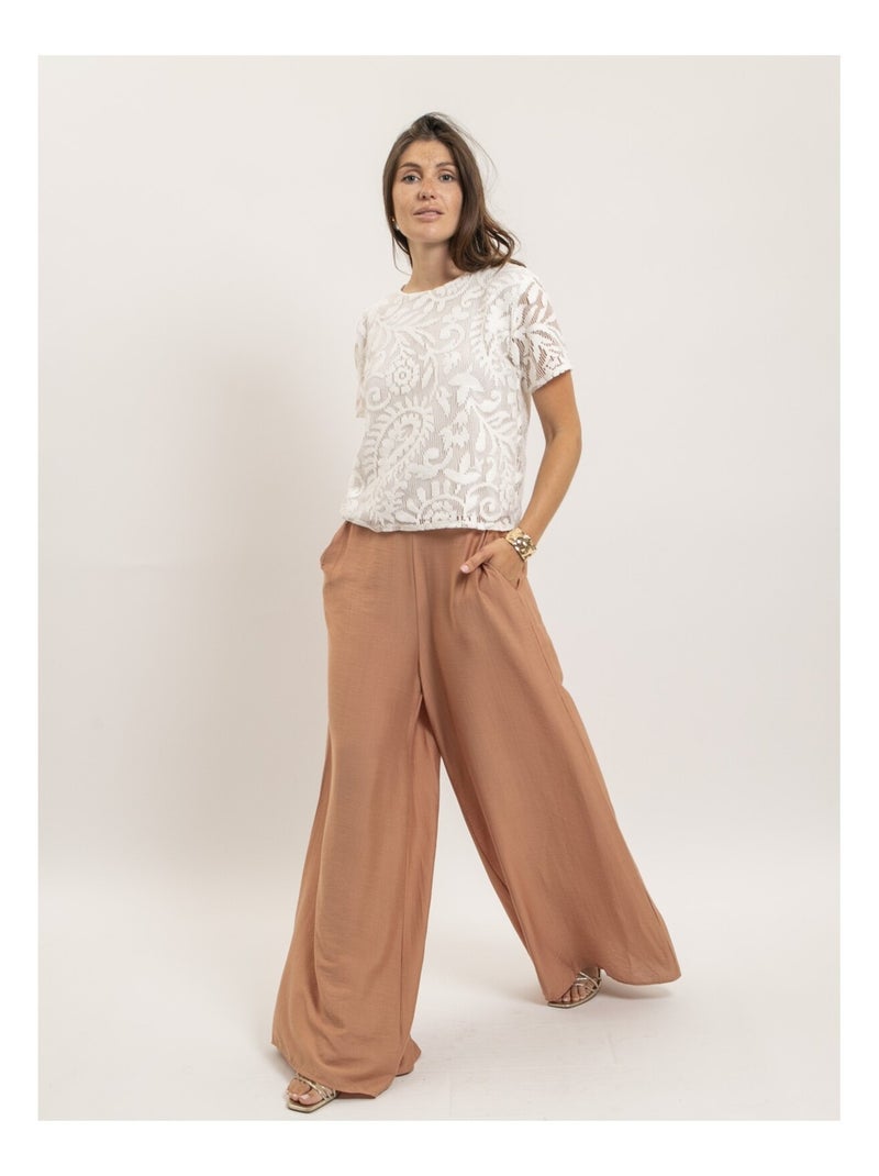 Pantalone fluido EPENE Arancione corallo - Kiabi