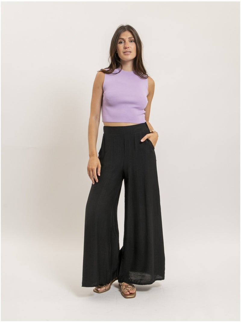 Pantalone fluido EPENE Nero - Kiabi
