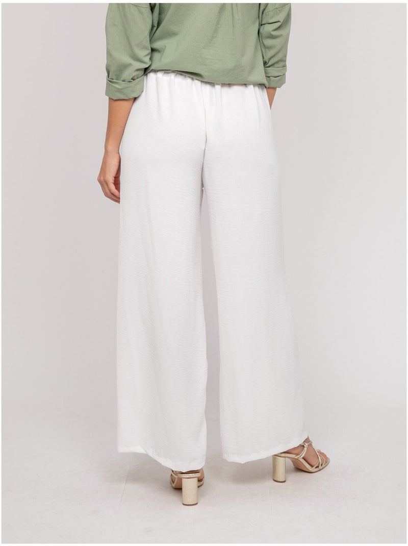 Pantalone fluido ERELL Bianco - Kiabi