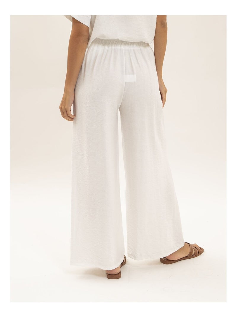 Pantalone fluido ETALIA Bianco - Kiabi