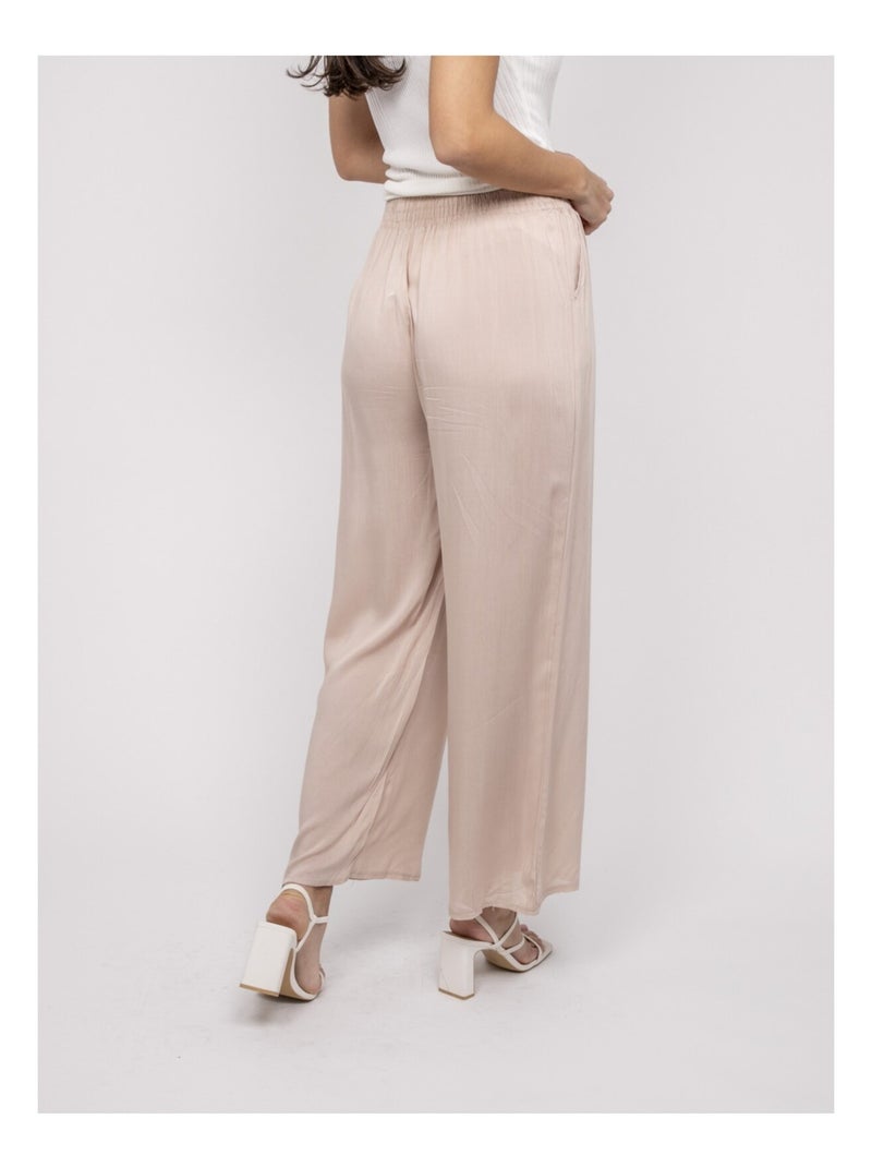 Pantalone fluido evelyne Beige - Kiabi