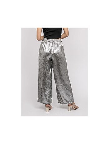 Pantalone fluido metallizzato EDWINA