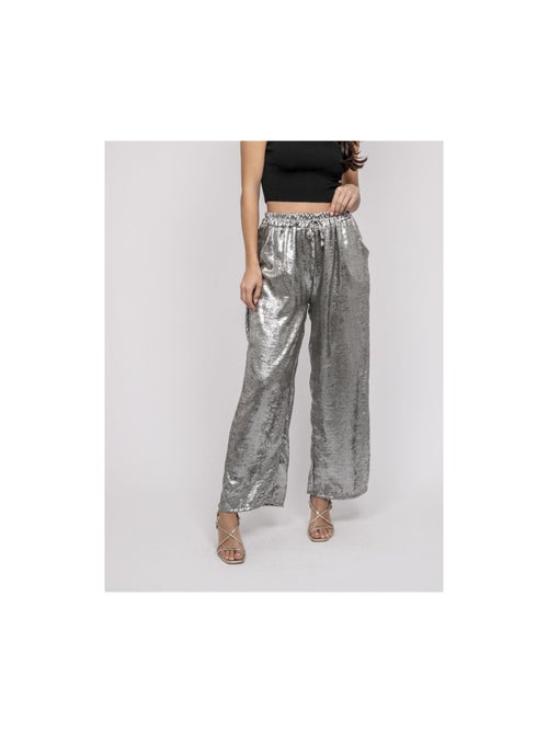Pantalone fluido metallizzato EDWINA - Kiabi