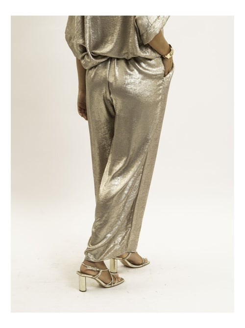 Pantalone fluido metallizzato EDWINA - Kiabi
