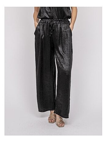 Pantalone fluido metallizzato EDWINA