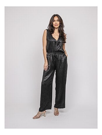 Pantalone fluido metallizzato EDWINA