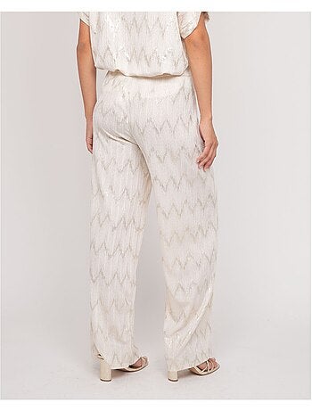 Pantalone fluido texturizzato EMANTINE