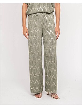Pantalone fluido texturizzato EMANTINE
