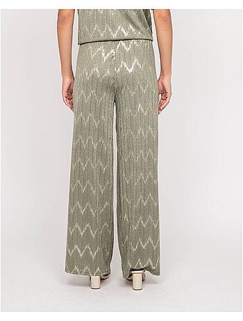 Pantalone fluido texturizzato EMANTINE