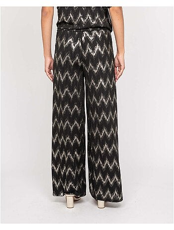 Pantalone fluido texturizzato EMANTINE