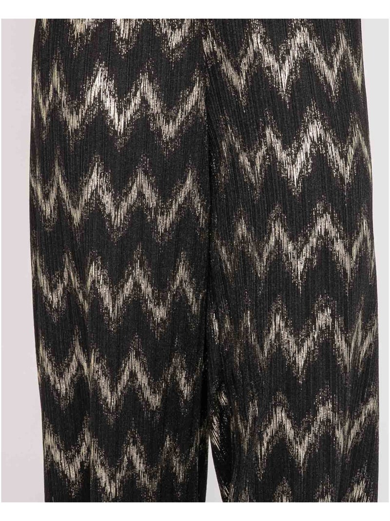 Pantalone fluido texturizzato EMANTINE Nero - Kiabi