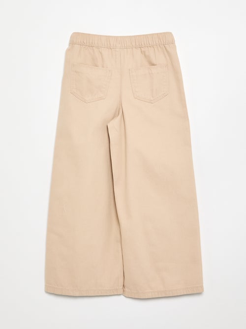Pantalone in cotone - vestibilità comoda - Kiabi