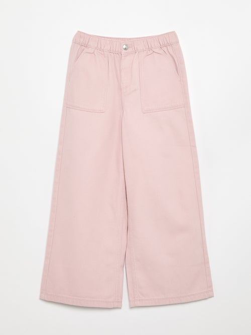 Pantalone in cotone - vestibilità comoda - Kiabi