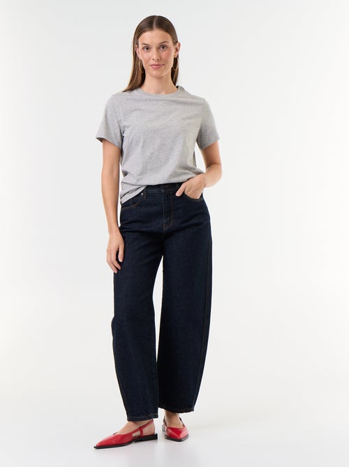 Pantalone in denim a forma barrel ampia - Kiabi