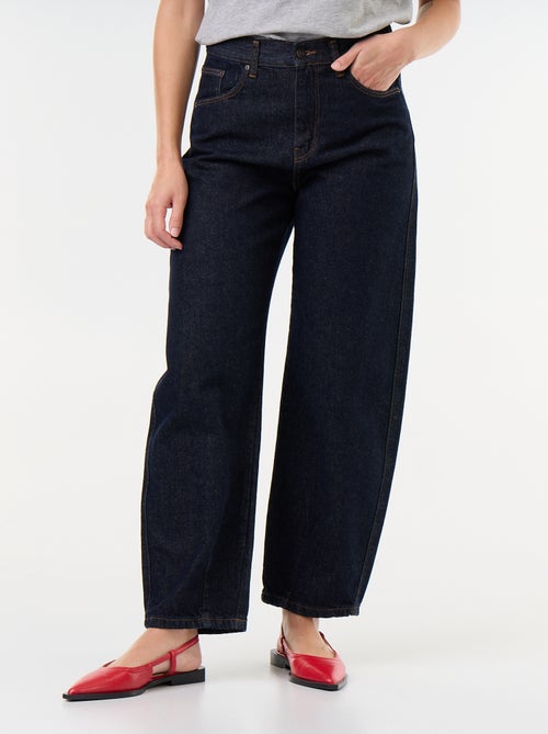 Pantalone in denim a forma barrel ampia - Kiabi