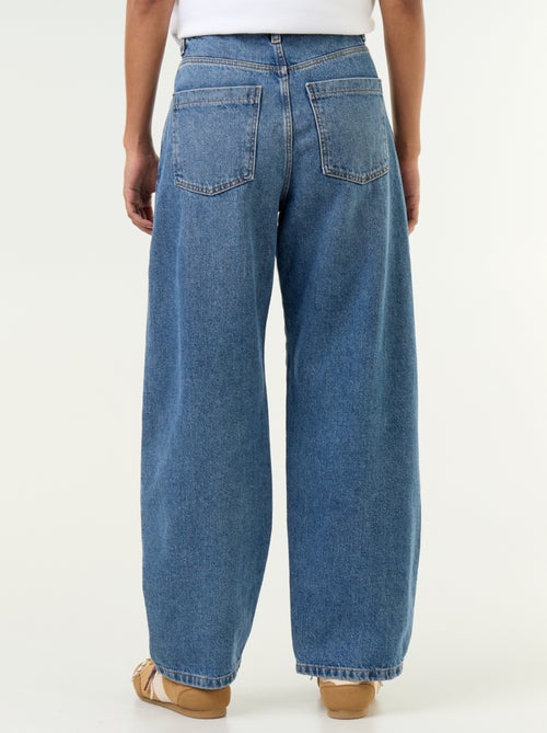 Pantalone in denim a forma barrel ampia - Kiabi