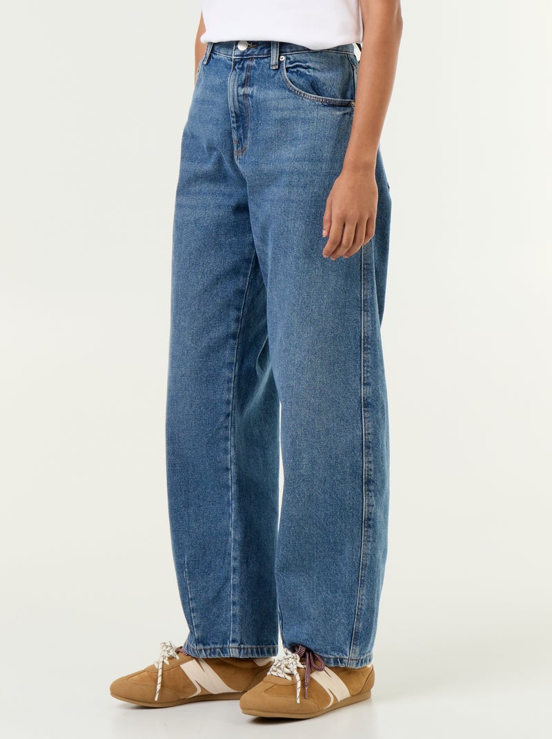 Pantalone in denim a forma barrel ampia Blu - Kiabi