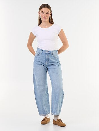 Pantalone in denim a forma barrel ampia