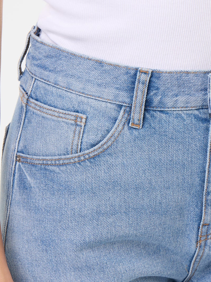 Pantalone in denim a forma barrel ampia Blu - Kiabi
