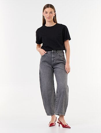 Pantalone in denim a forma barrel ampia