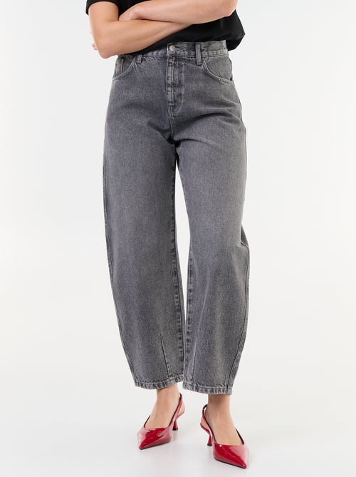 Pantalone in denim a forma barrel ampia - Kiabi