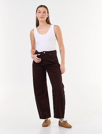 Pantalone in denim a forma barrel ampia
