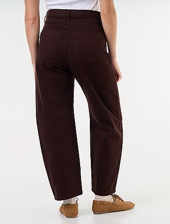 Pantalone in denim a forma barrel ampia