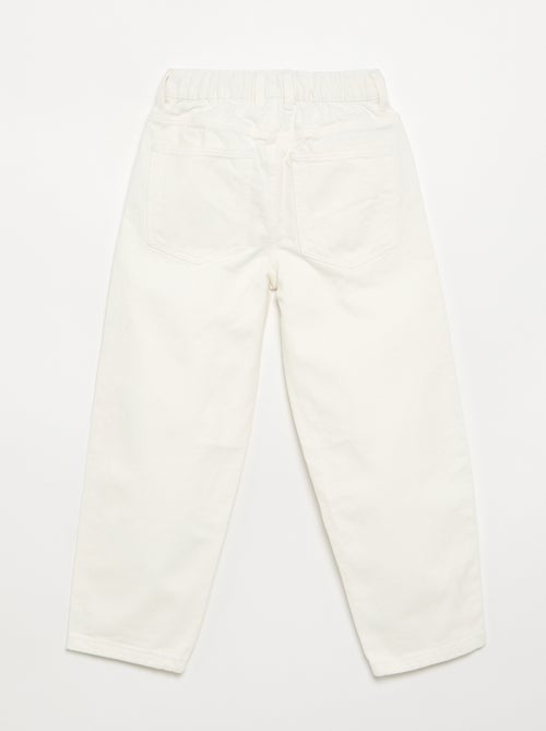 Pantalone in denim a gamba larga - Kiabi Pantalone in denim a gamba larga - Kiabi
