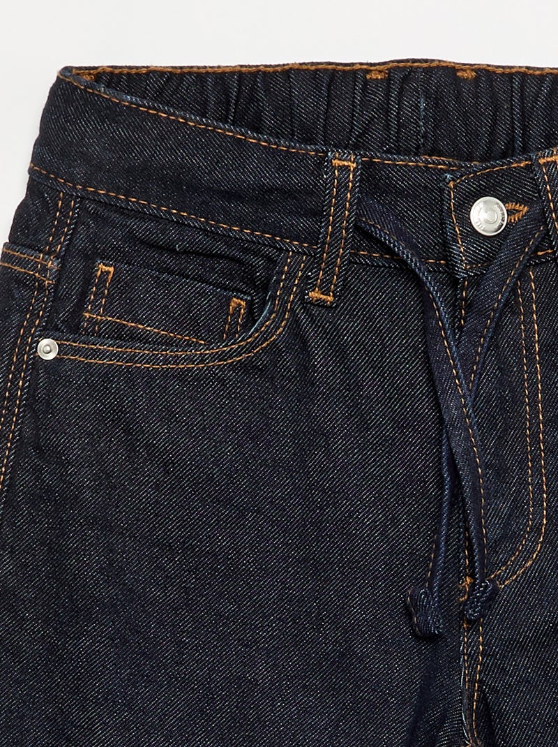 Pantalone in denim a gamba larga Blu - Kiabi