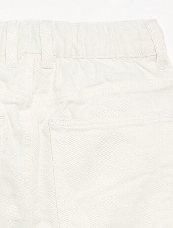 Pantalone in denim a gamba larga