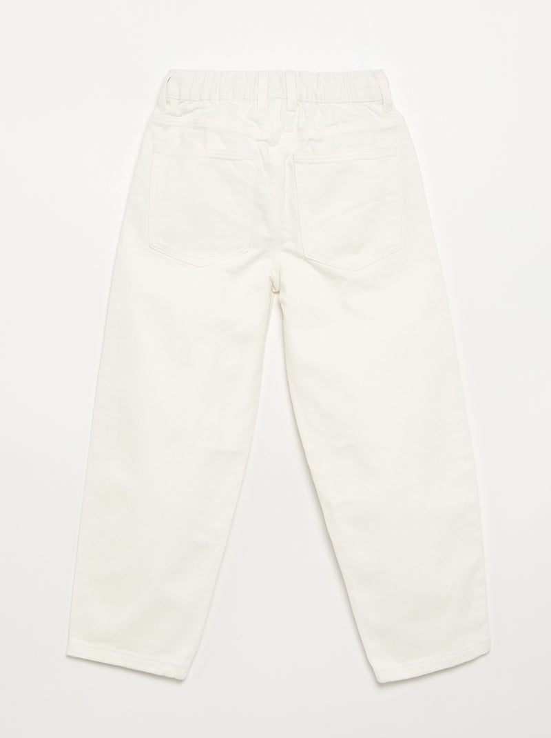Pantalone in denim a gamba larga Blu - Kiabi