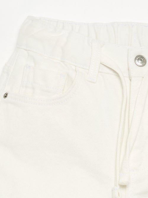 Pantalone in denim a gamba larga - Kiabi