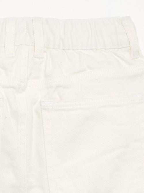 Pantalone in denim a gamba larga - Kiabi