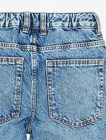 Pantalone in denim a gamba larga