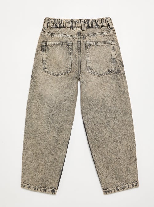 Pantalone in denim a gamba larga - Kiabi Pantalone in denim a gamba larga - Kiabi