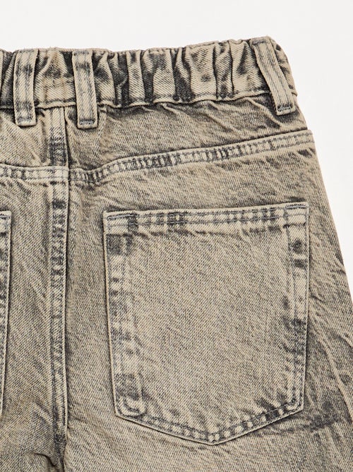 Pantalone in denim a gamba larga - Kiabi Pantalone in denim a gamba larga - Kiabi