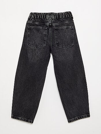Pantalone in denim a gamba larga