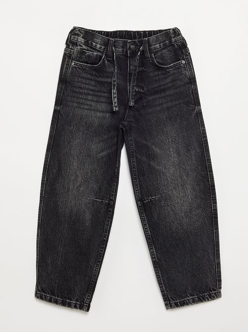 Pantalone in denim a gamba larga - Kiabi