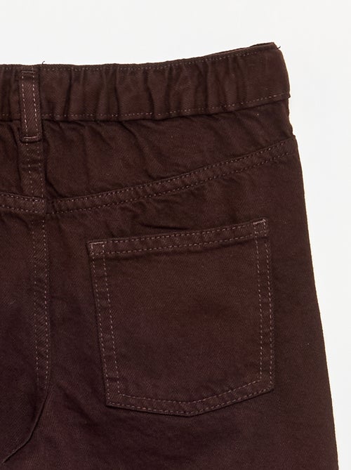 Pantalone in denim con abbottonatura asimmetrica - Kiabi