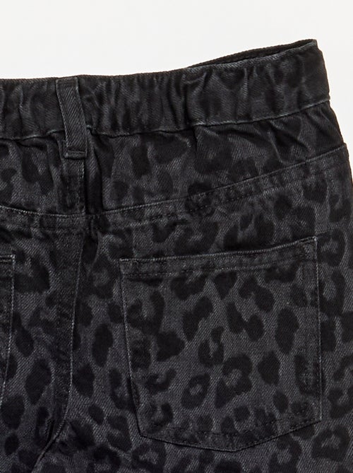 Pantalone in denim con abbottonatura asimmetrica - Kiabi
