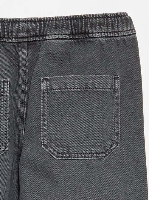 Pantalone in denim con vita elasticizzata - vestibilità comoda - Kiabi Pantalone in denim con vita elasticizzata - vestibilità comoda - Kiabi