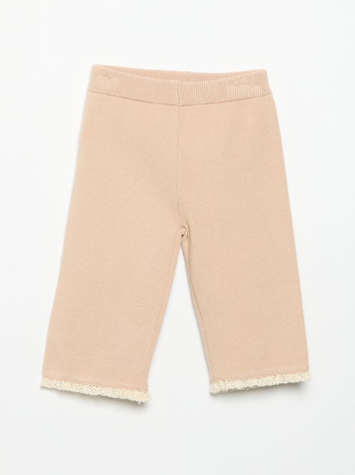 Pantalone in maglia a tinta unita - Kiabi Pantalone in maglia a tinta unita - Kiabi