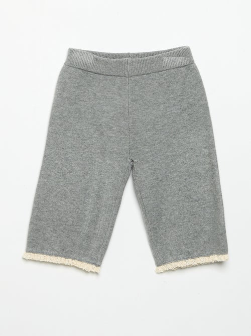Pantalone in maglia a tinta unita - Kiabi Pantalone in maglia a tinta unita - Kiabi